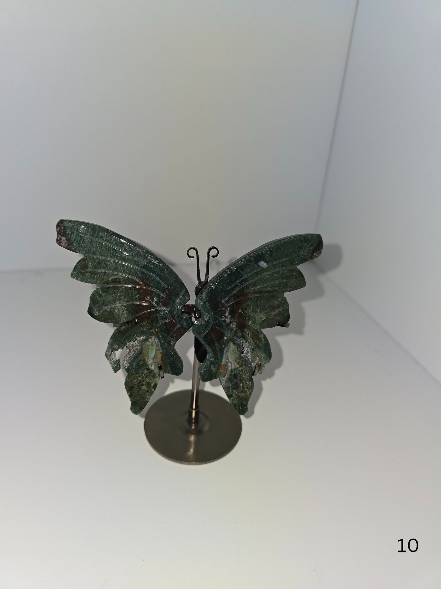 Ocean Jasper Buttery Wings on Stand