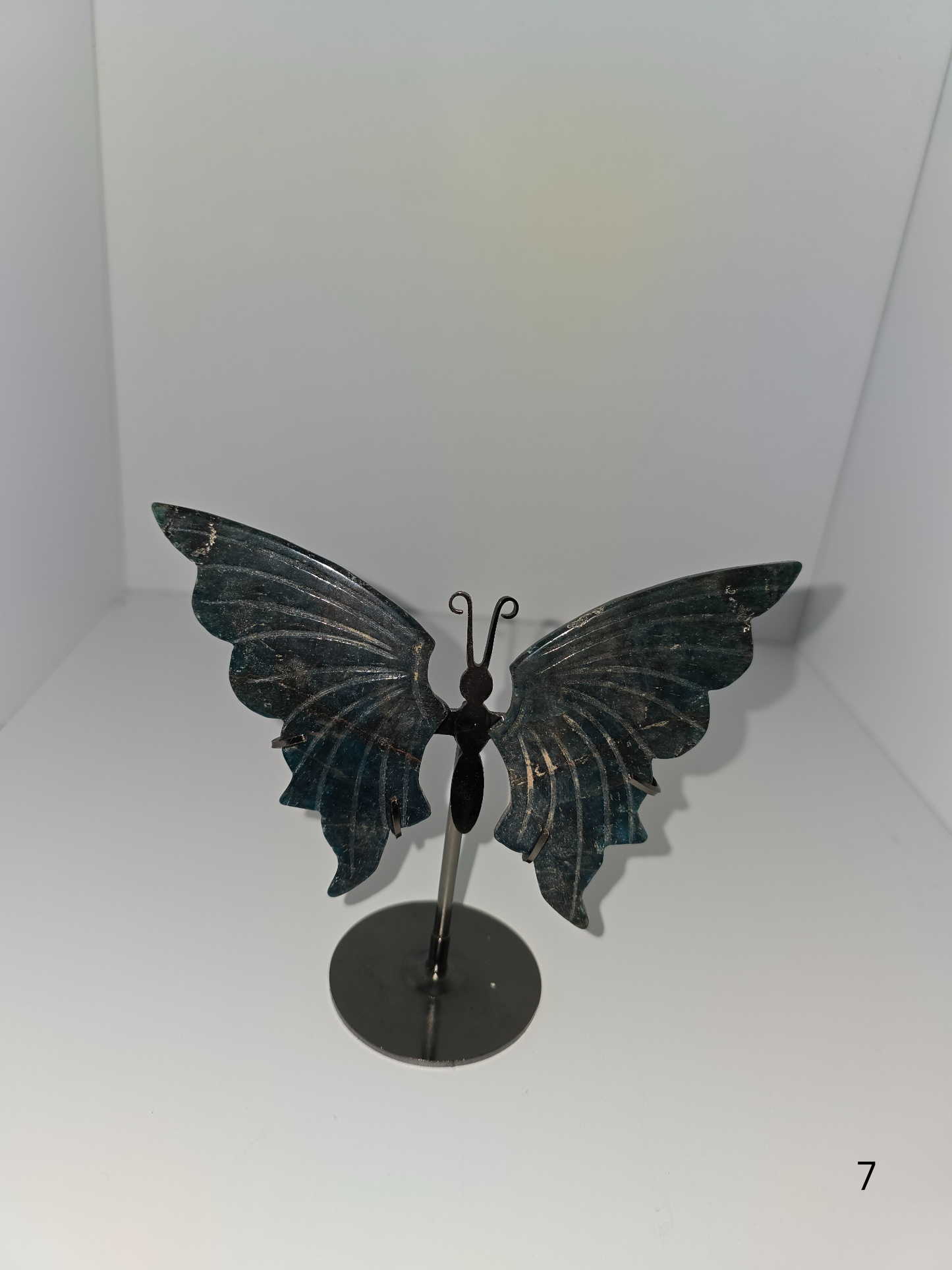 Ocean Jasper Buttery Wings on Stand