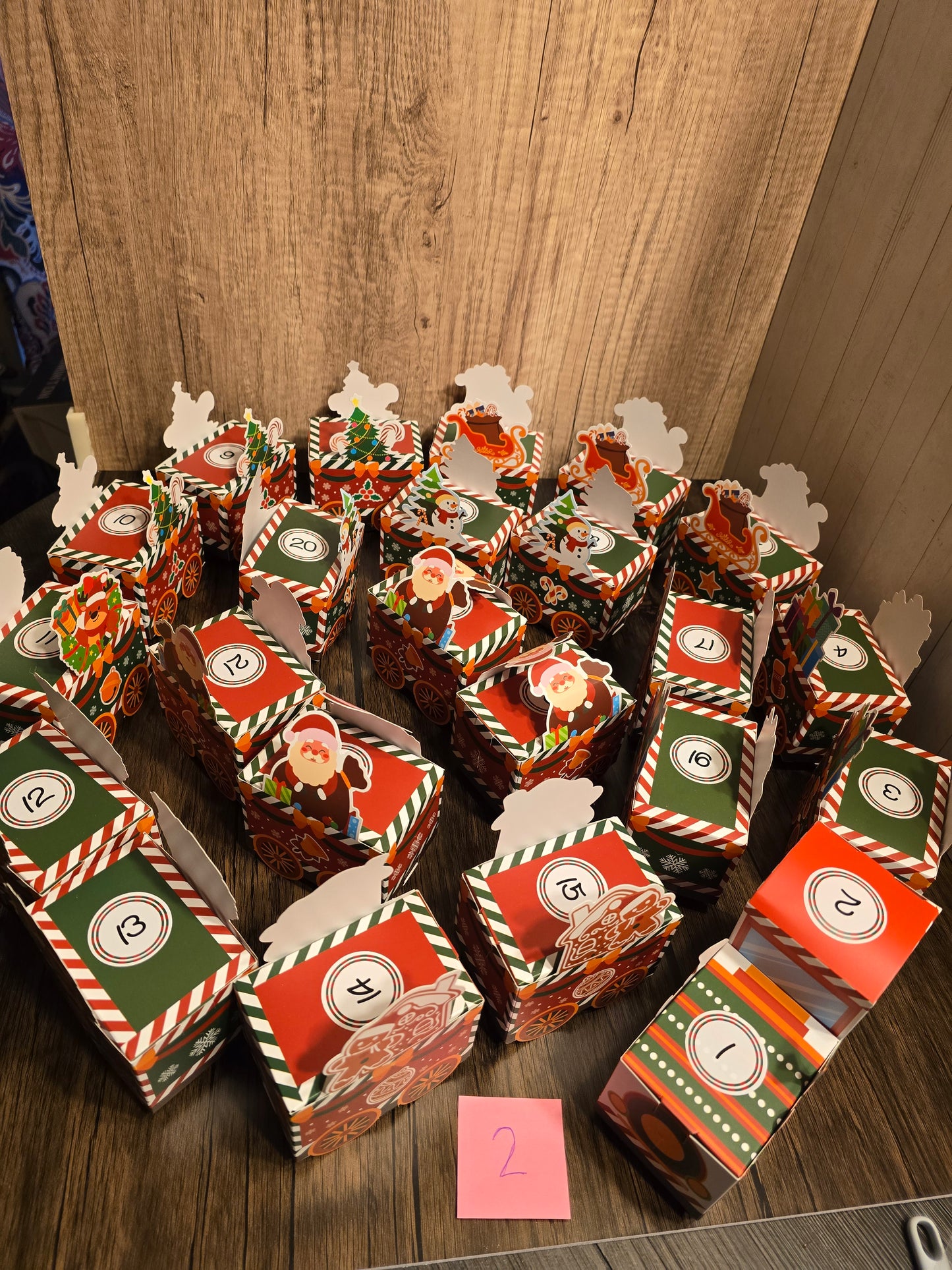 Train Crystal Advent Calendar