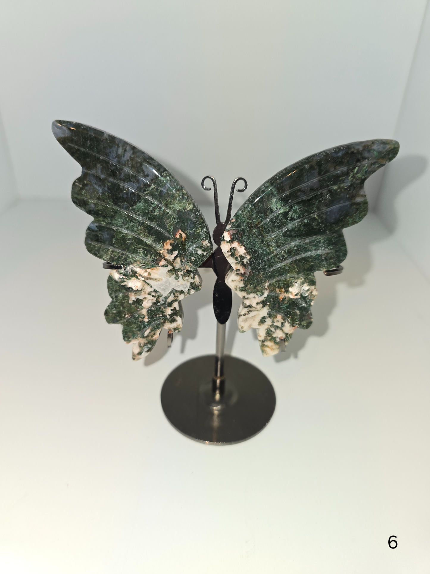 Ocean Jasper Buttery Wings on Stand
