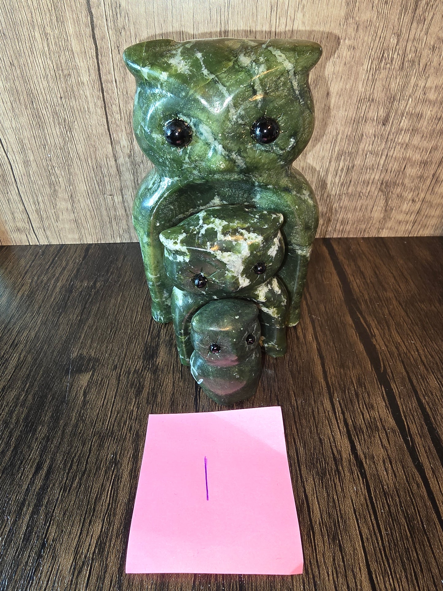 Moss agate Owl family
