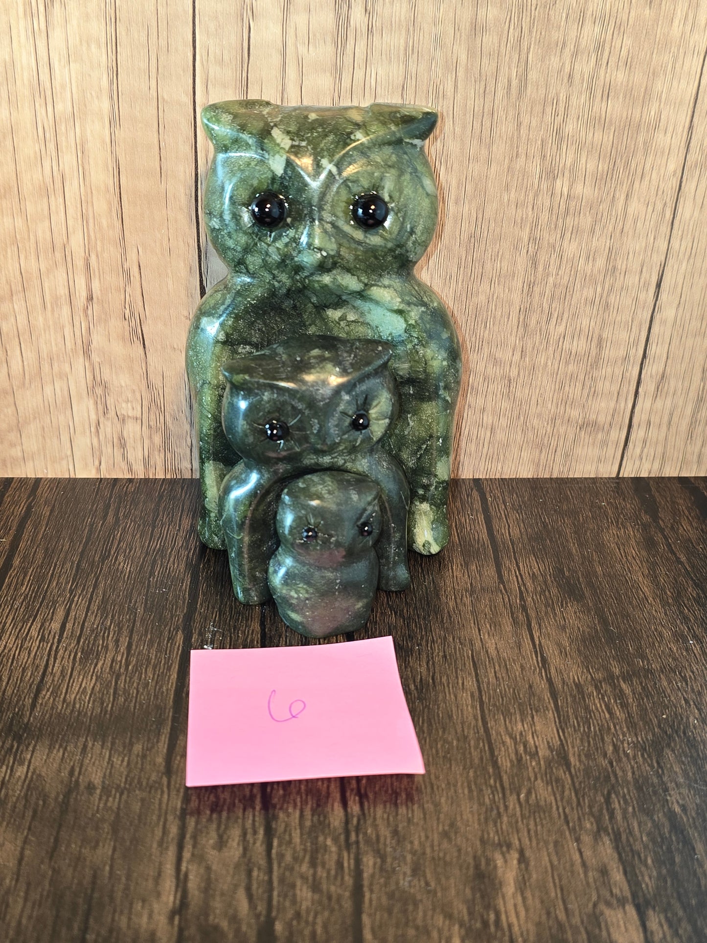 Moss agate Owl family
